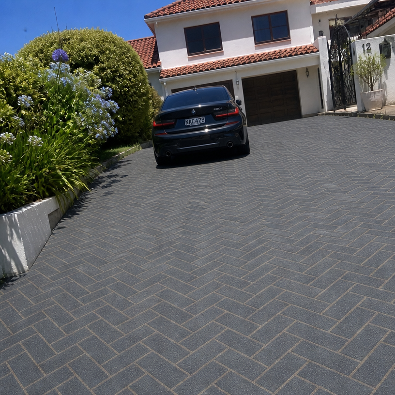 Charcoal Cobble Driveway · Constantia